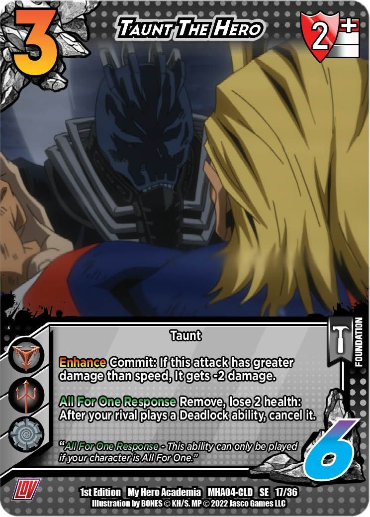 Image for Taunt the Hero (UniVersus: My Hero Academia: League of Villains) (17/36) - UniVersus
