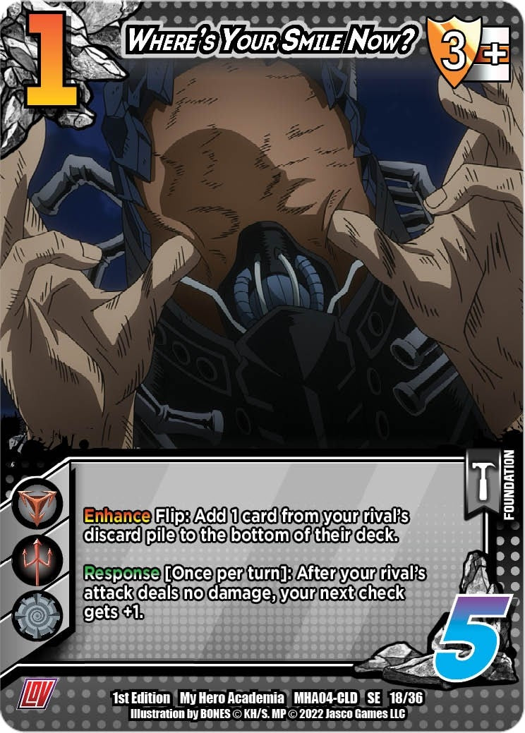 Image for Where's Your Smile Now? (UniVersus: My Hero Academia: League of Villains) (18/36) - UniVersus