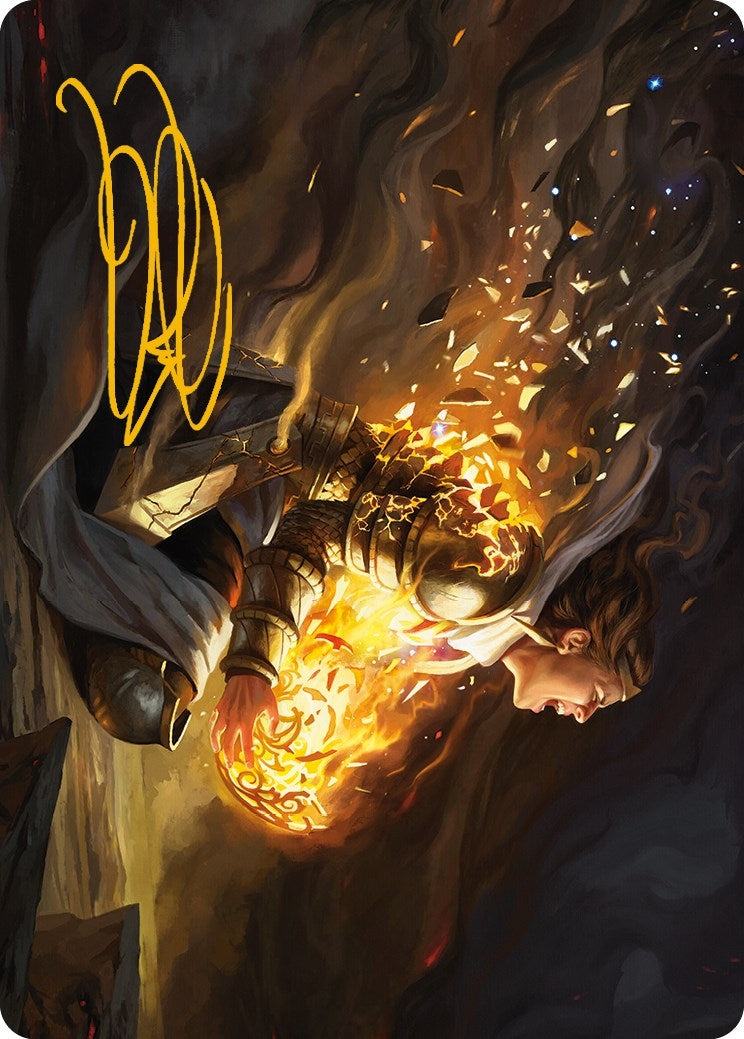 Image for Vanish into Eternity Art Card (Gold-Stamped Signature) (Art Series: Phyrexia: All Will Be One) (10) - Magic: The Gathering