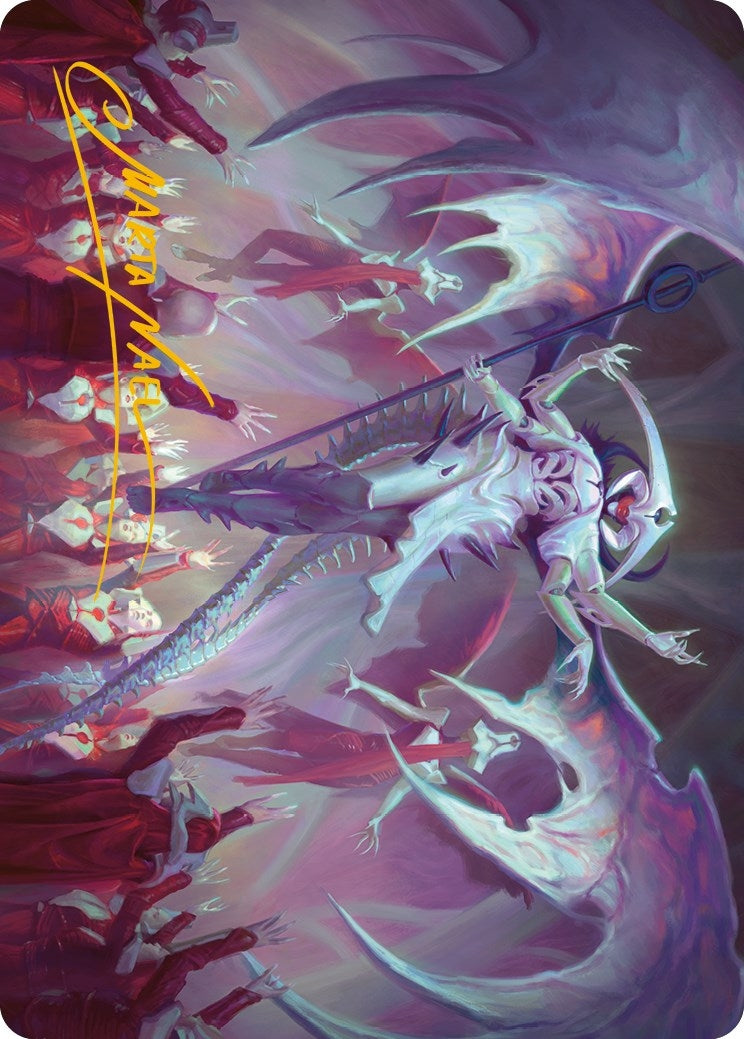 Image for Atraxa, Grand Unifier Art Card (45/81) (Gold-Stamped Signature) (Art Series: Phyrexia: All Will Be One) (45) - Magic: The Gathering