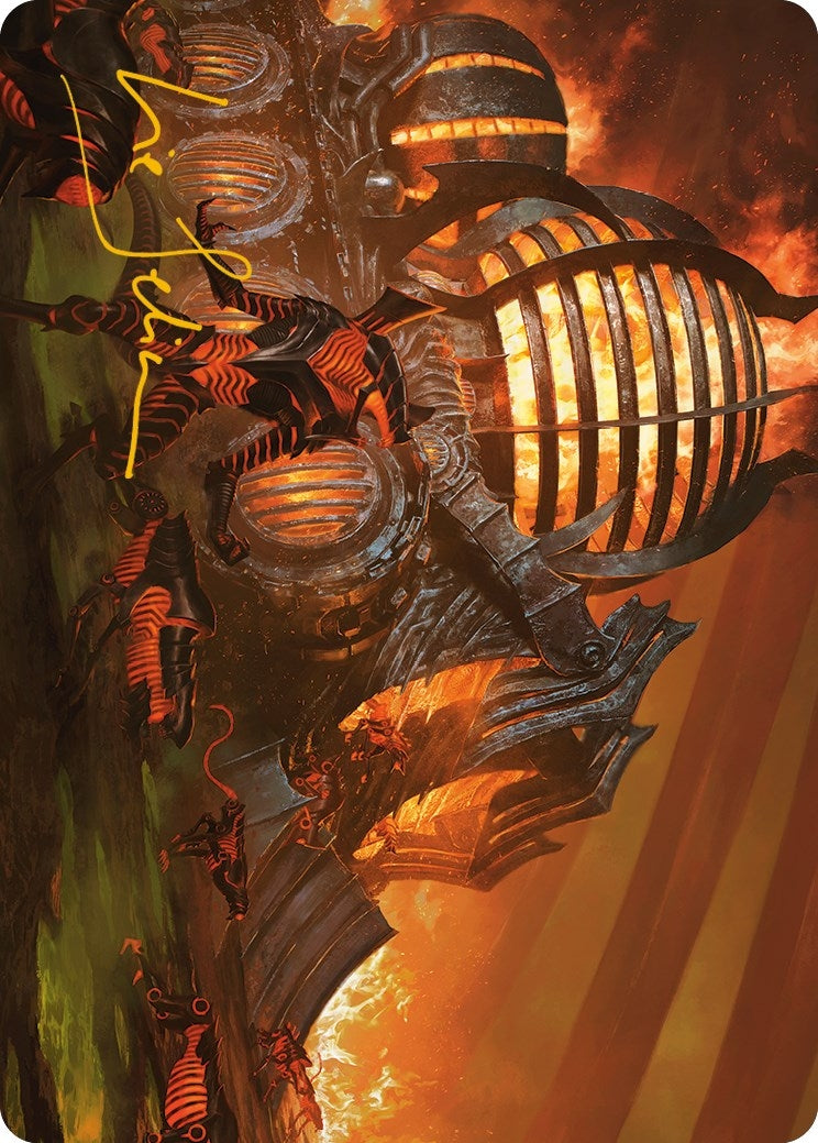 Image for Urabrask's Forge Art Card (Gold-Stamped Signature) (Art Series: Phyrexia: All Will Be One) (37) - Magic: The Gathering