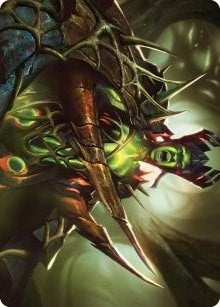 Image for Maze's Mantle Art Card (Art Series: Phyrexia: All Will Be One) (40) - Magic: The Gathering