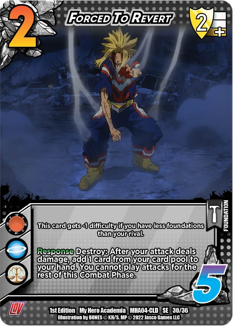 Image for Forced to Revert (UniVersus: My Hero Academia: League of Villains) (30/36) - UniVersus
