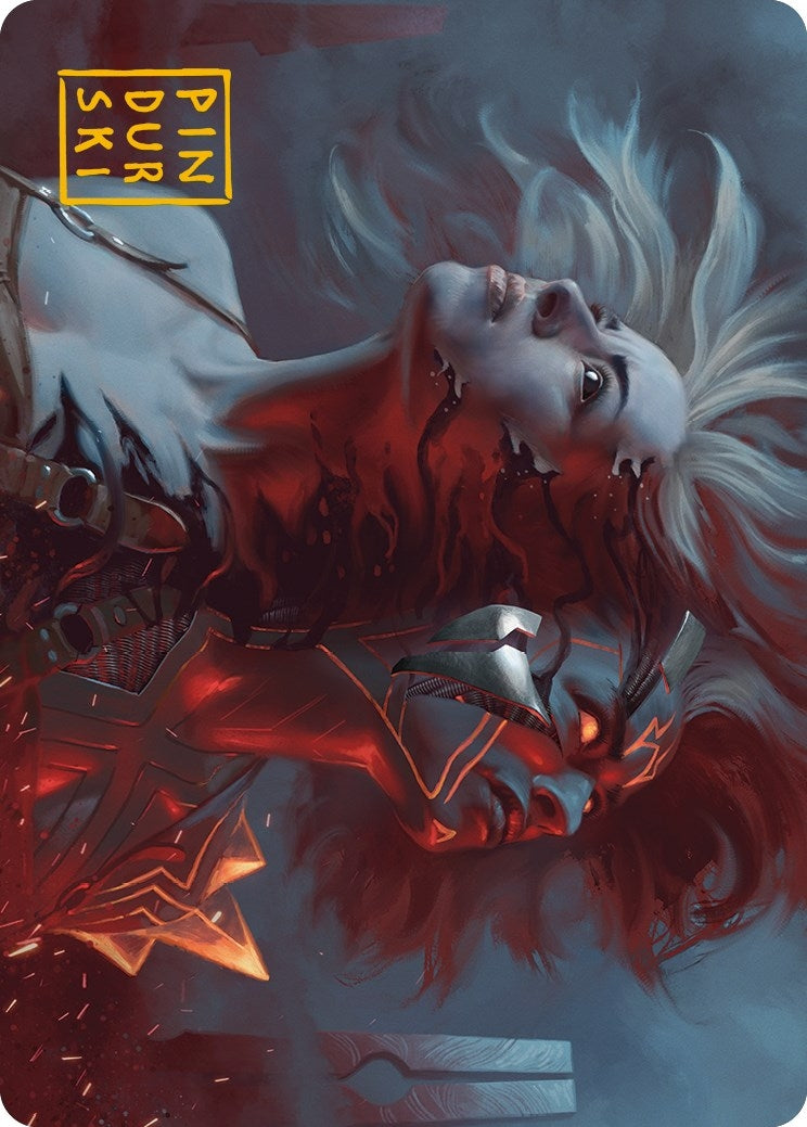 Image for Thrill of Possibility Art Card (Gold-Stamped Signature) (Art Series: Phyrexia: All Will Be One) (36) - Magic: The Gathering