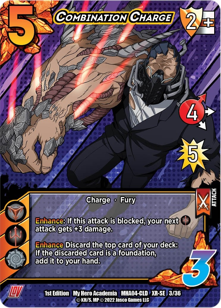 Image for Combination Charge (XR) (UniVersus: My Hero Academia: League of Villains) (03/36) - UniVersus