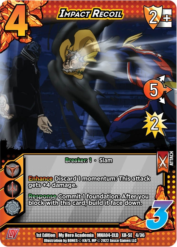 Image for Impact Recoil (XR) (UniVersus: My Hero Academia: League of Villains) (04/36) - UniVersus