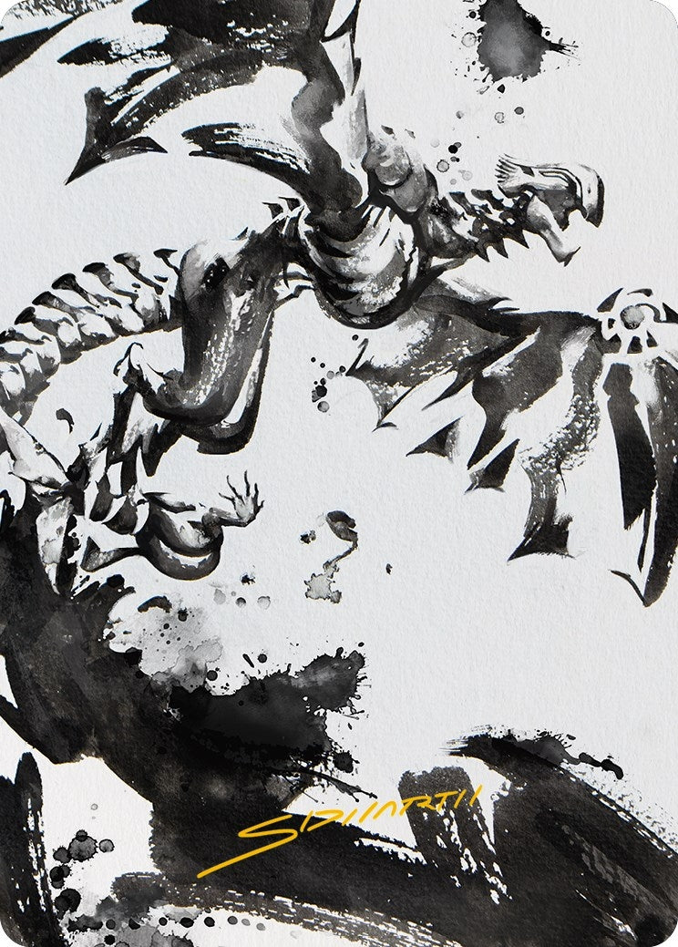 Image for Quicksilver Fisher Art Card (Gold-Stamped Signature) (Art Series: Phyrexia: All Will Be One) (68) - Magic: The Gathering