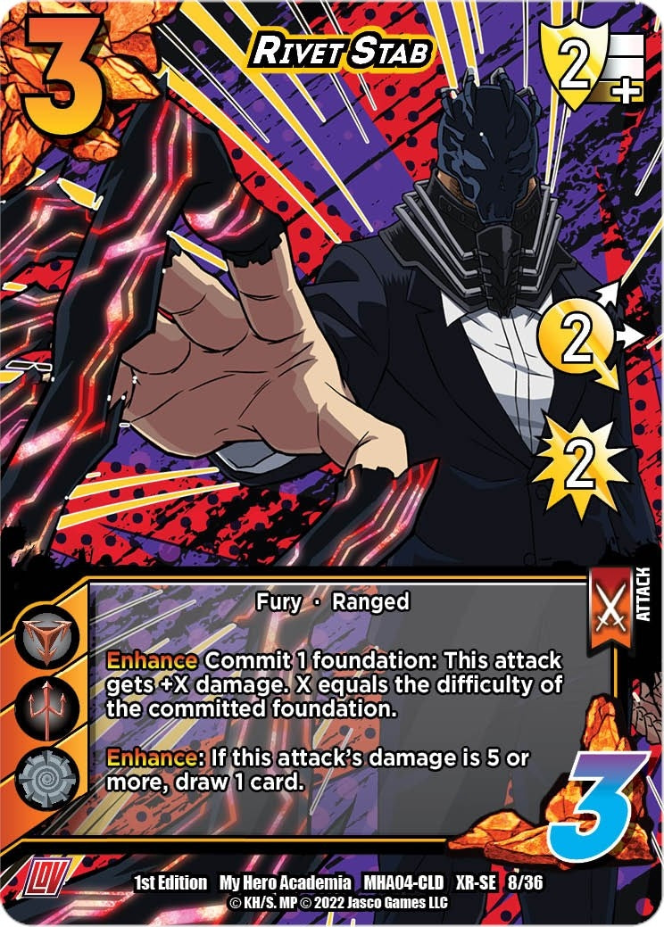 Image for Rivet Stab (XR) (UniVersus: My Hero Academia: League of Villains) (08/36) - UniVersus