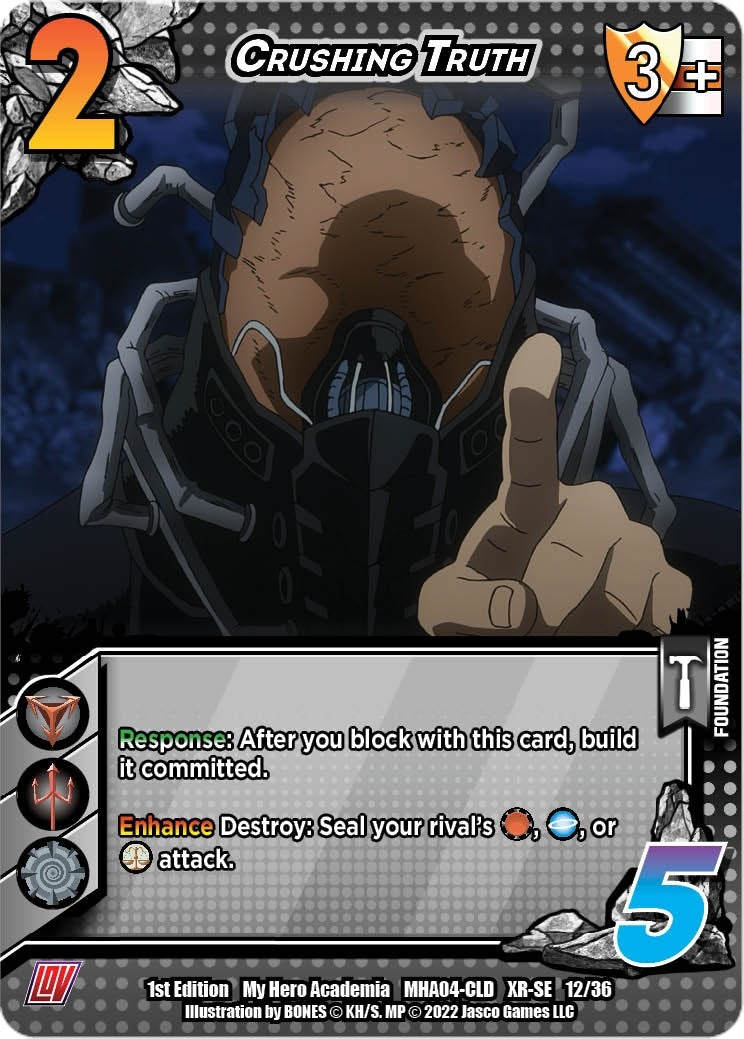 Image for Crushing Truth (XR) (UniVersus: My Hero Academia: League of Villains) (12/36) - UniVersus