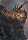 Image for Against All Odds Art Card (Art Series: Phyrexia: All Will Be One) (1) - Magic: The Gathering