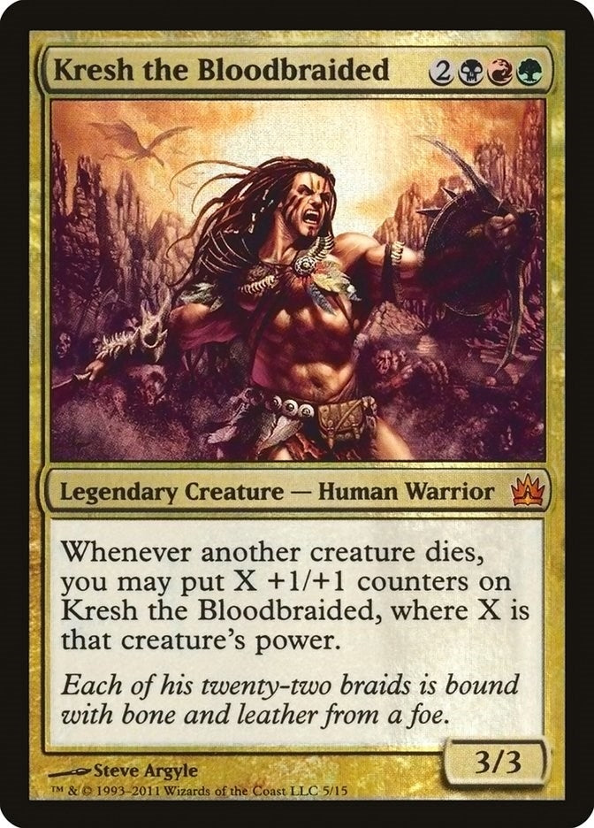 Image for Kresh the Bloodbraided (From the Vault: Legends) (5) - Magic: The Gathering