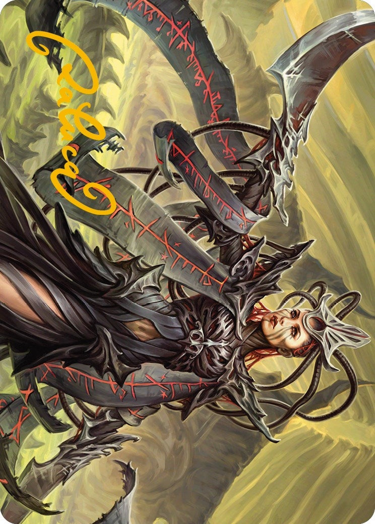 Image for Testament Bearer Art Card (Gold-Stamped Signature) (Art Series: Phyrexia: All Will Be One) (23) - Magic: The Gathering