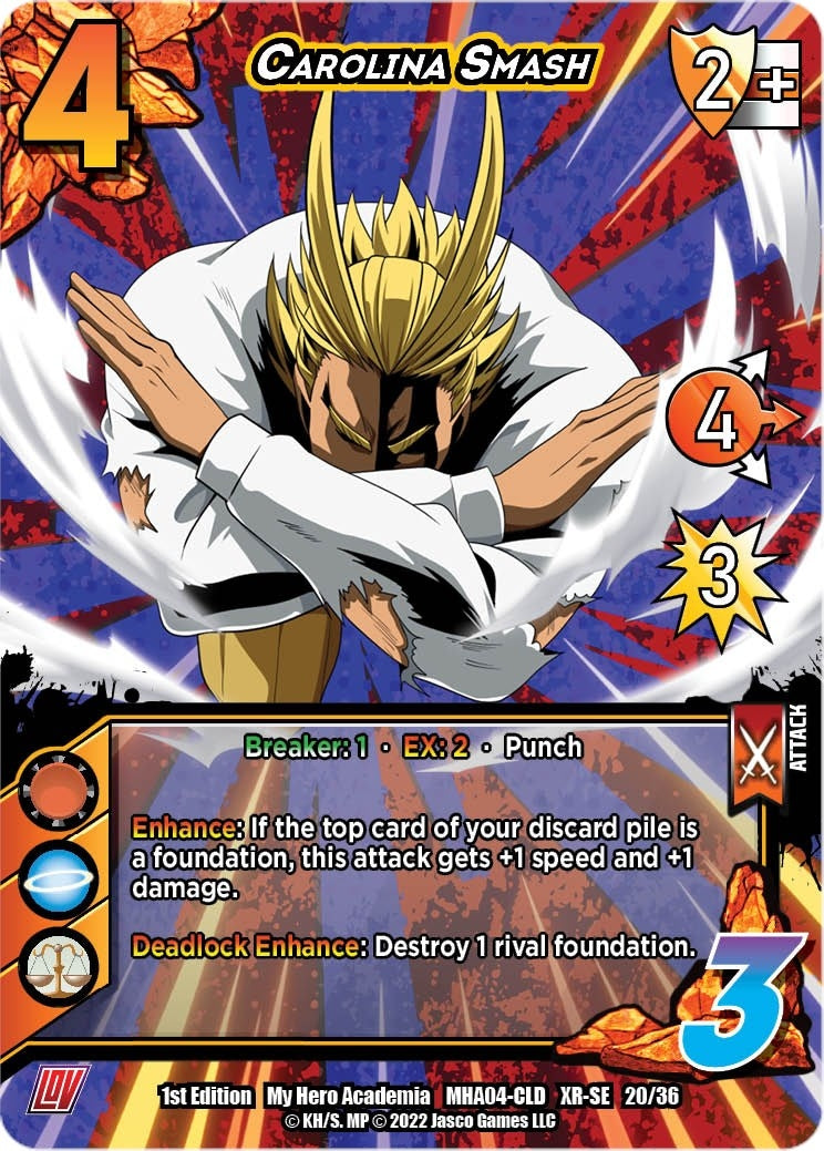 Image for Carolina Smash (XR) (UniVersus: My Hero Academia: League of Villains) (20/36) - UniVersus