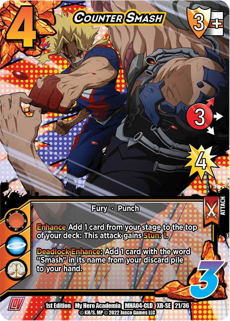 Image for Counter Smash (XR) (UniVersus: My Hero Academia: League of Villains) (21/36) - UniVersus