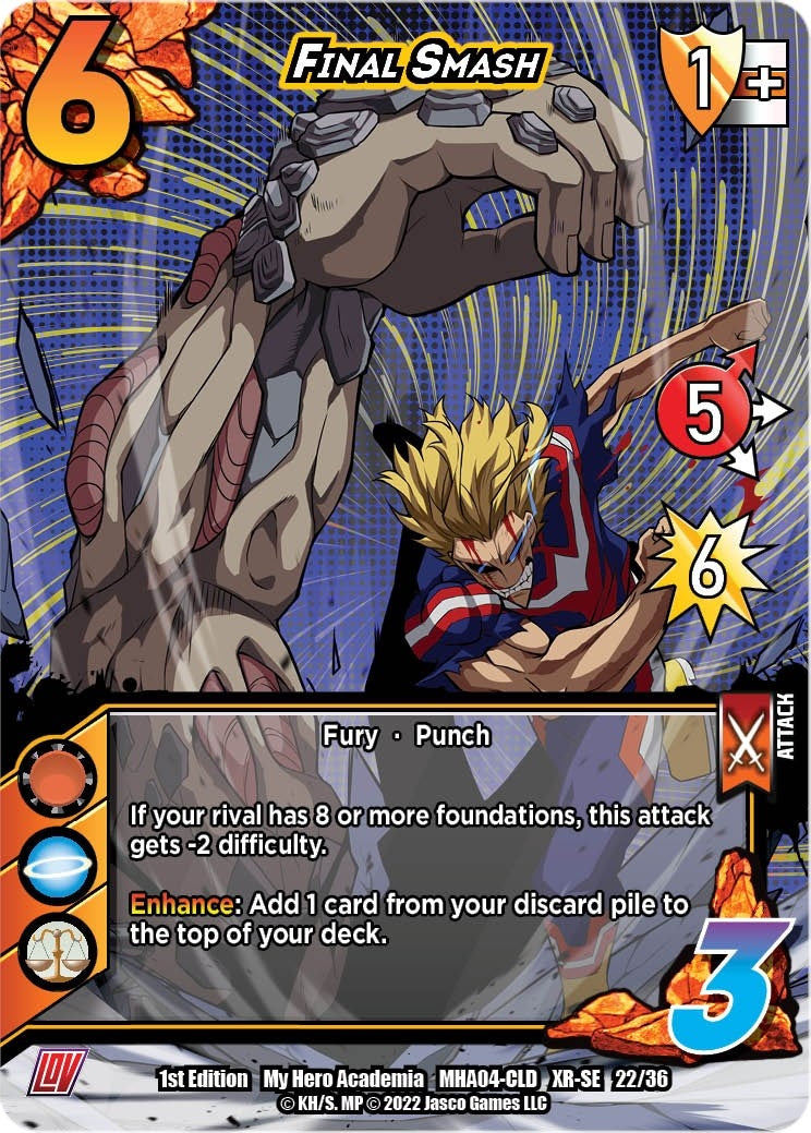 Image for Final Smash (XR) (UniVersus: My Hero Academia: League of Villains) (22/36) - UniVersus