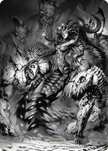 Image for Vraska, Betrayal's Sting Art Card (Art Series: Phyrexia: All Will Be One) (72) - Magic: The Gathering