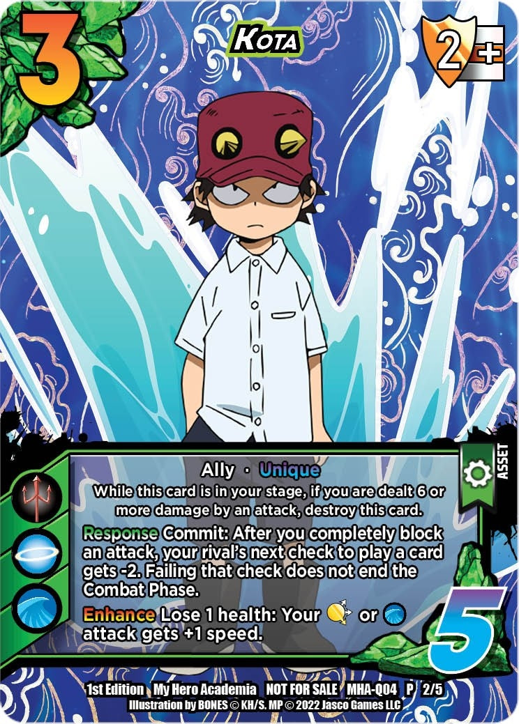 Image for Kota (Quirk Pack 4) (UniVersus: My Hero Academia Promo Cards) (MHA-Q04 P 02/05) - UniVersus