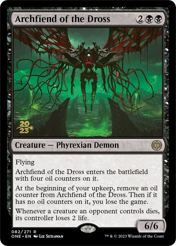 Image for Archfiend of the Dross (Prerelease Cards) (82) - Magic: The Gathering