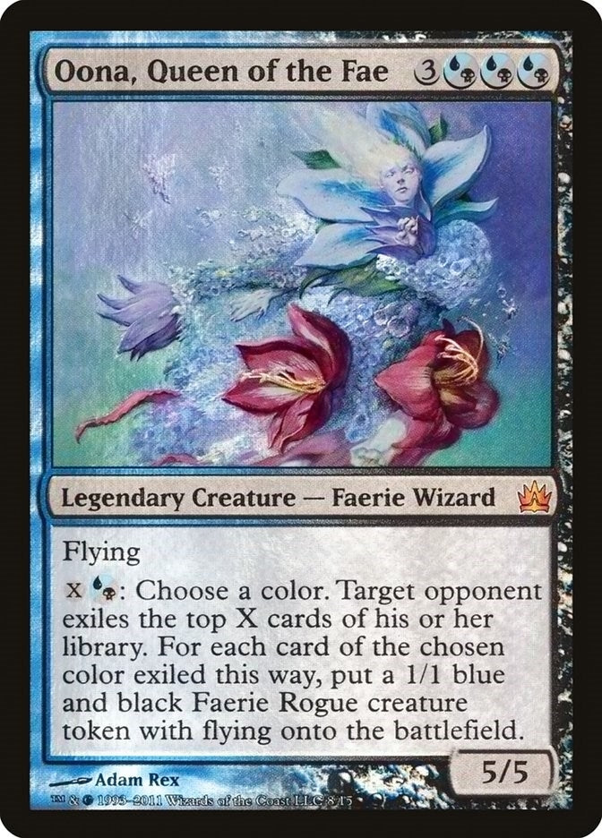 Image for Oona, Queen of the Fae (From the Vault: Legends) (8) - Magic: The Gathering