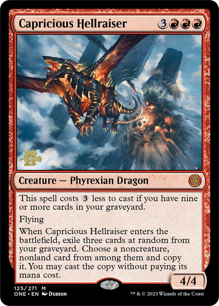 Image for Capricious Hellraiser (Prerelease Cards) (125) - Magic: The Gathering
