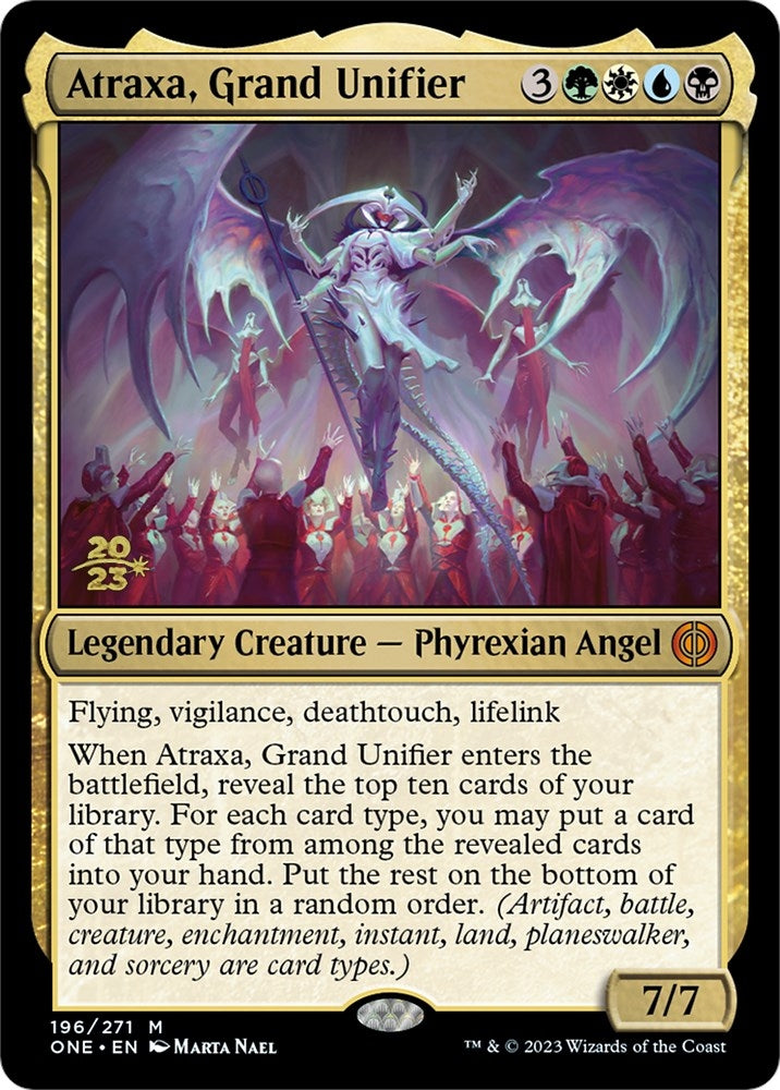 Image for Atraxa, Grand Unifier (Prerelease Cards) (196) - Magic: The Gathering