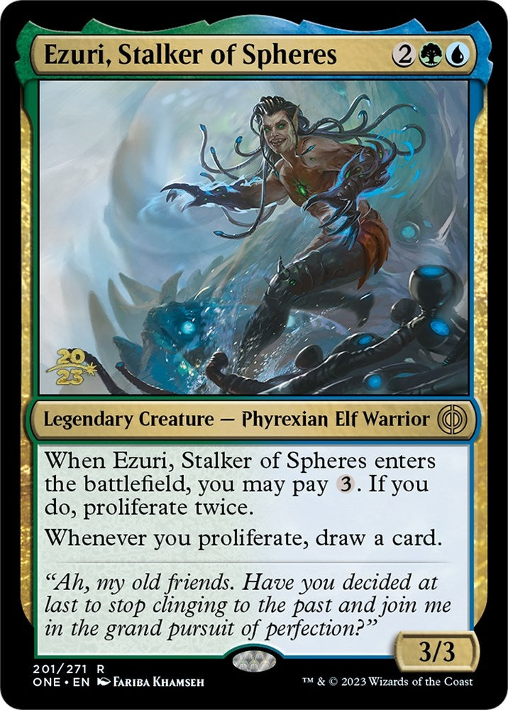 Image for Ezuri, Stalker of Spheres (Prerelease Cards) (201) - Magic: The Gathering