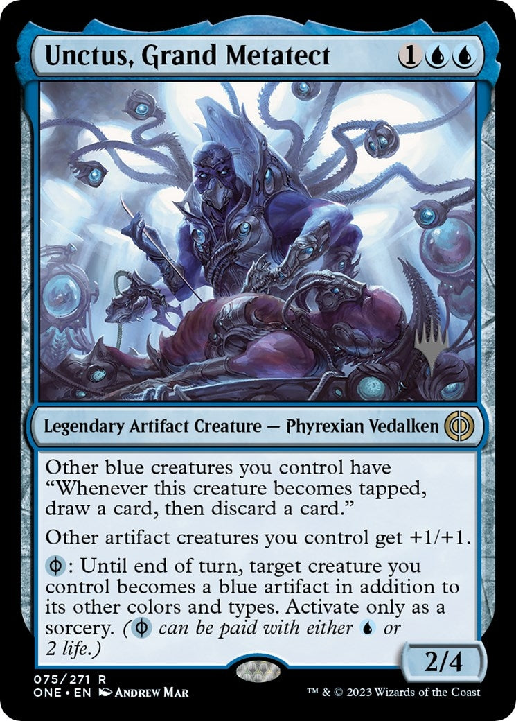 Image for Unctus, Grand Metatect (Promo Pack: Phyrexia: All Will Be One) (75) - Magic: The Gathering