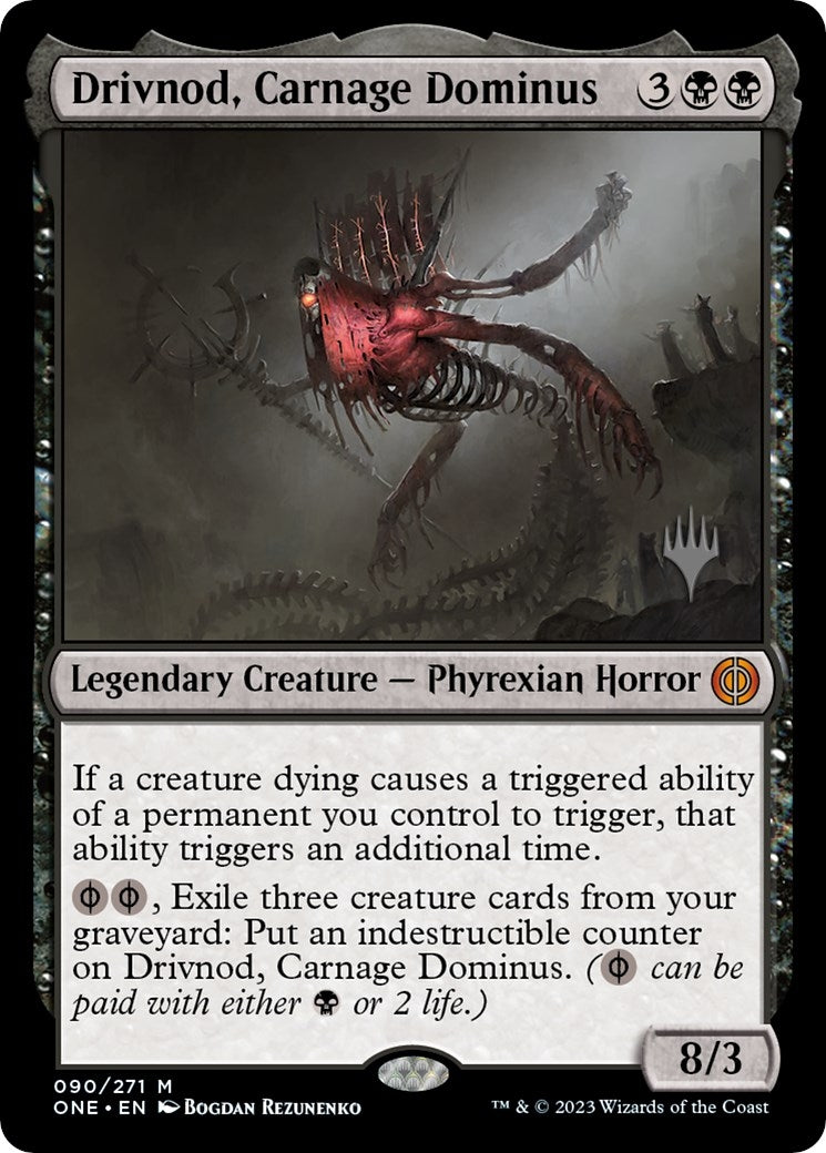 Image for Drivnod, Carnage Dominus (Promo Pack: Phyrexia: All Will Be One) (90) - Magic: The Gathering