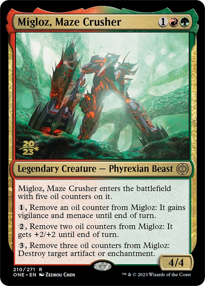 Image for Migloz, Maze Crusher (Prerelease Cards) (210) - Magic: The Gathering