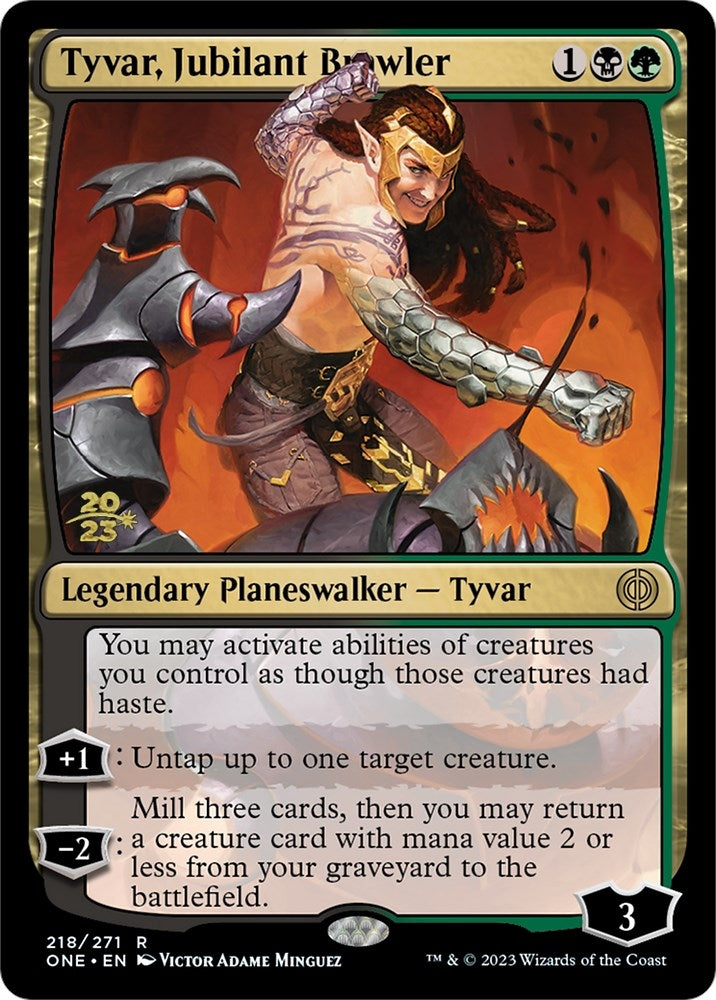 Image for Tyvar, Jubilant Brawler (Prerelease Cards) (218) - Magic: The Gathering