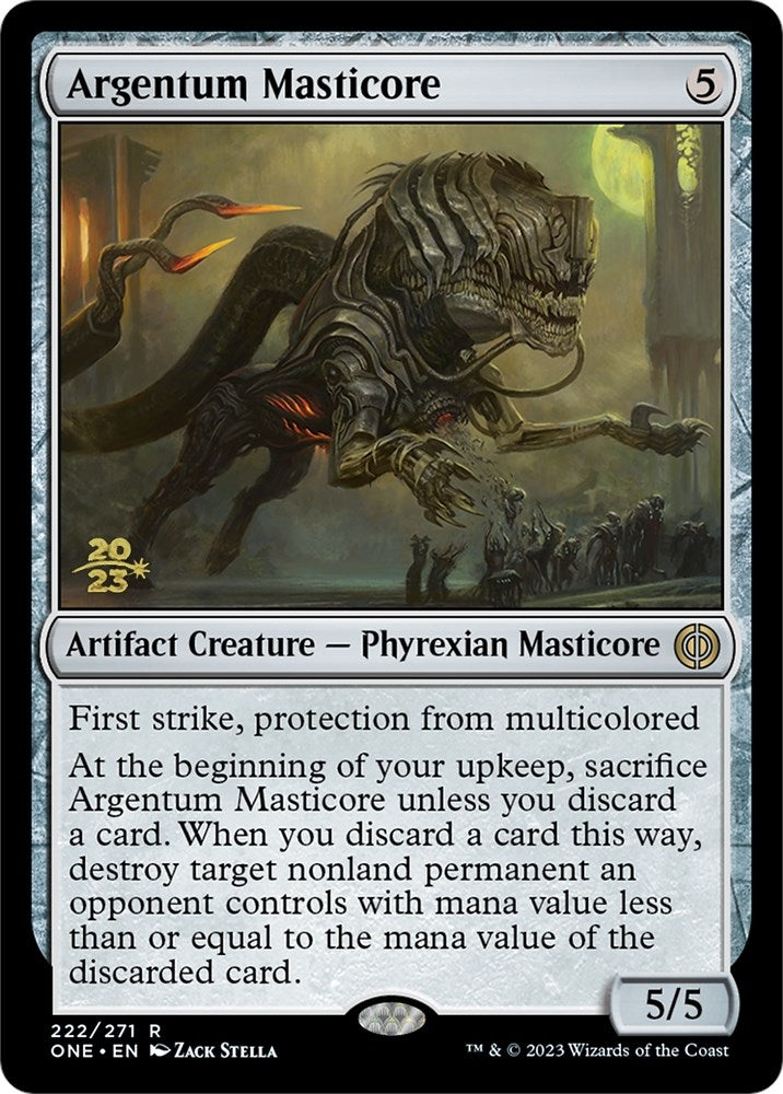 Image for Argentum Masticore (Prerelease Cards) (222) - Magic: The Gathering