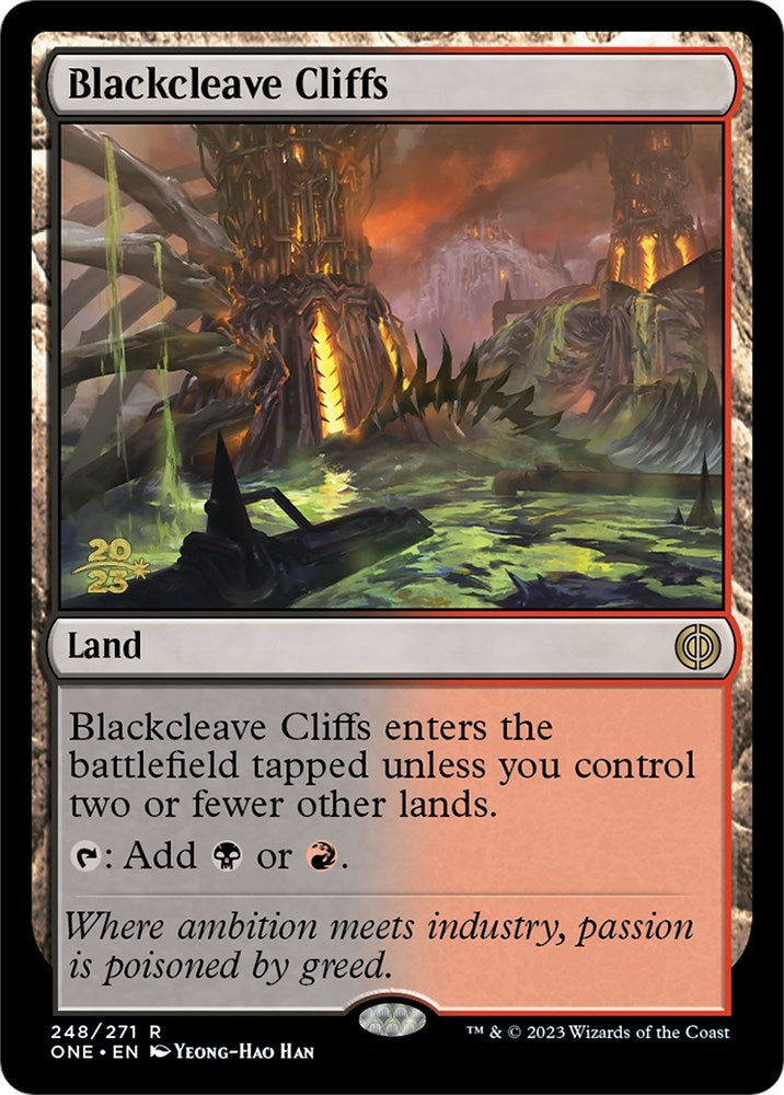 Image for Blackcleave Cliffs (Prerelease Cards) (248) - Magic: The Gathering
