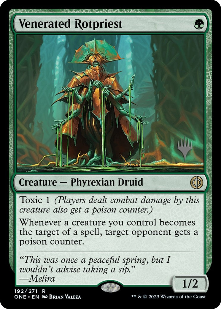 Image for Venerated Rotpriest (Promo Pack: Phyrexia: All Will Be One) (192) - Magic: The Gathering