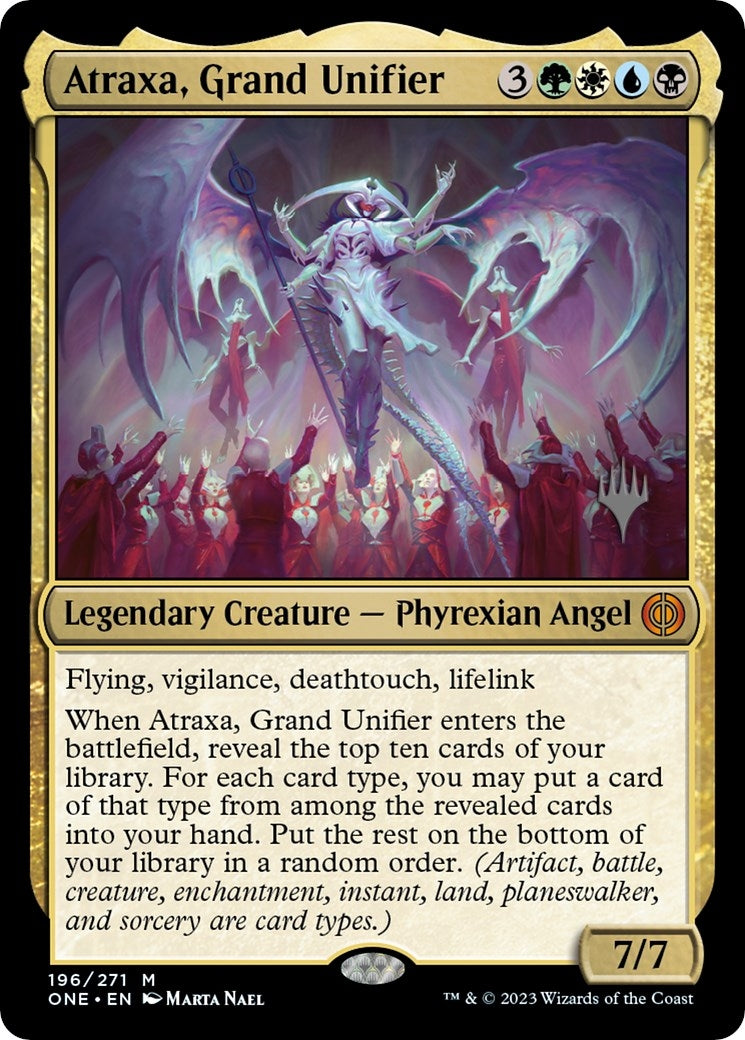 Image for Atraxa, Grand Unifier (Promo Pack: Phyrexia: All Will Be One) (196) - Magic: The Gathering