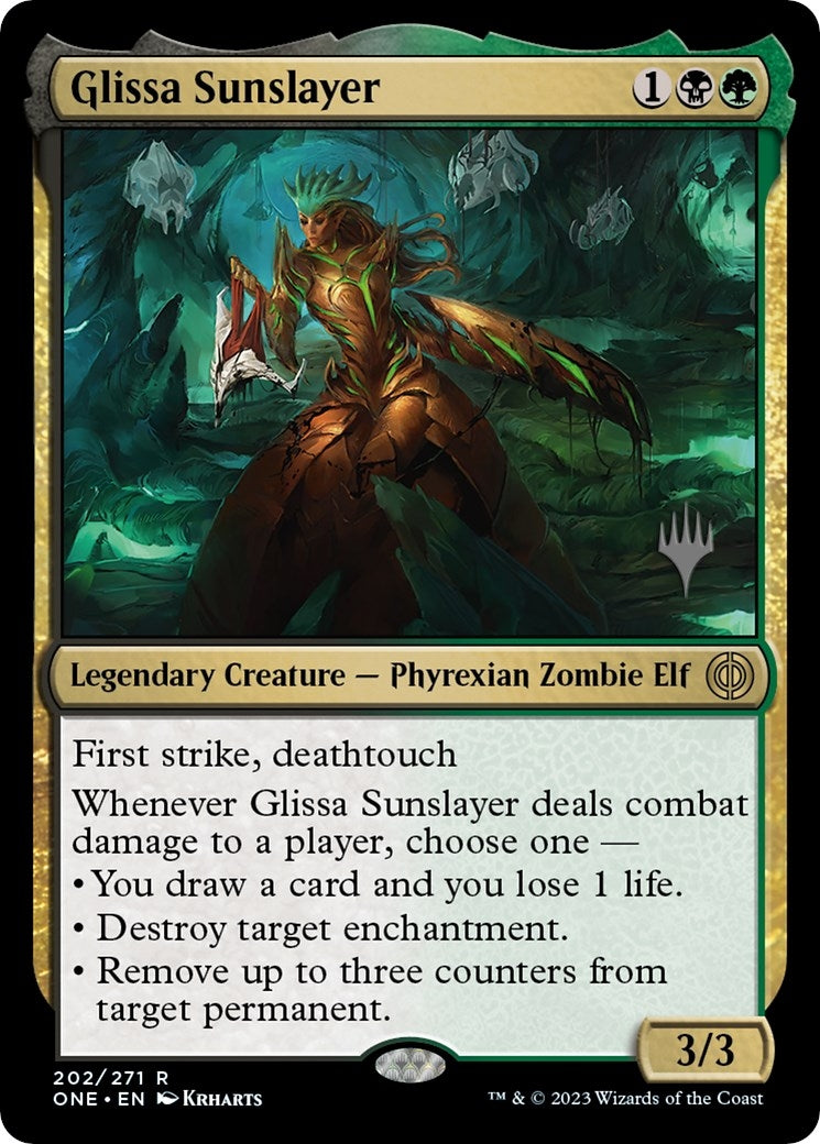 Image for Glissa Sunslayer (Promo Pack: Phyrexia: All Will Be One) (202) - Magic: The Gathering