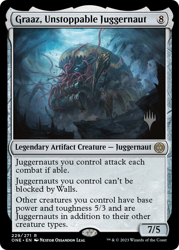 Image for Graaz, Unstoppable Juggernaut (Promo Pack: Phyrexia: All Will Be One) (229) - Magic: The Gathering