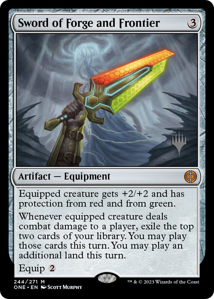 Image for Sword of Forge and Frontier (Promo Pack: Phyrexia: All Will Be One) (244) - Magic: The Gathering