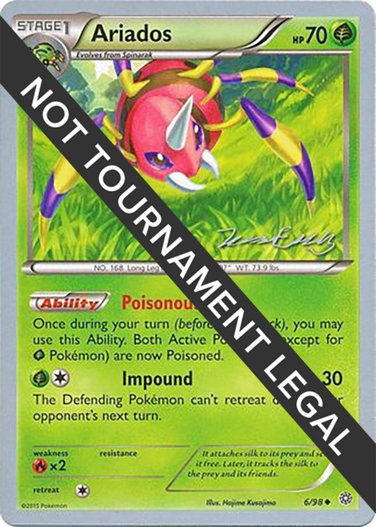 Image for Ariados - 2016 (Jesper Eriksen) (World Championship Decks) (6/98) - Pokemon
