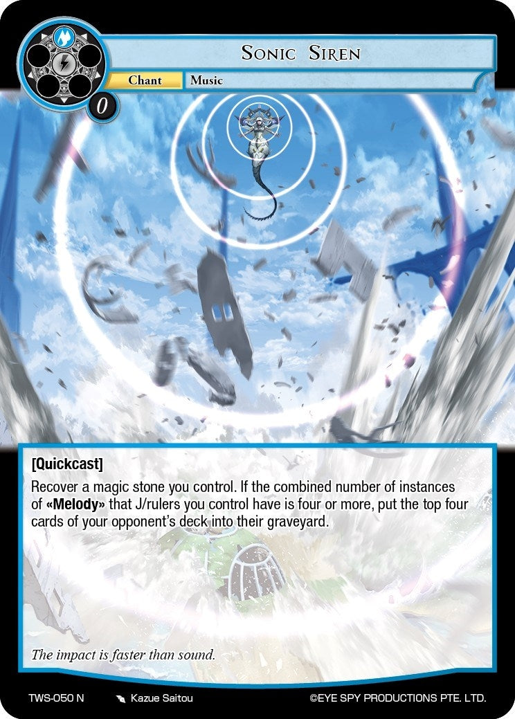 Image for Sonic Siren (The War of the Suns) (TWS-050 N) - Force of Will