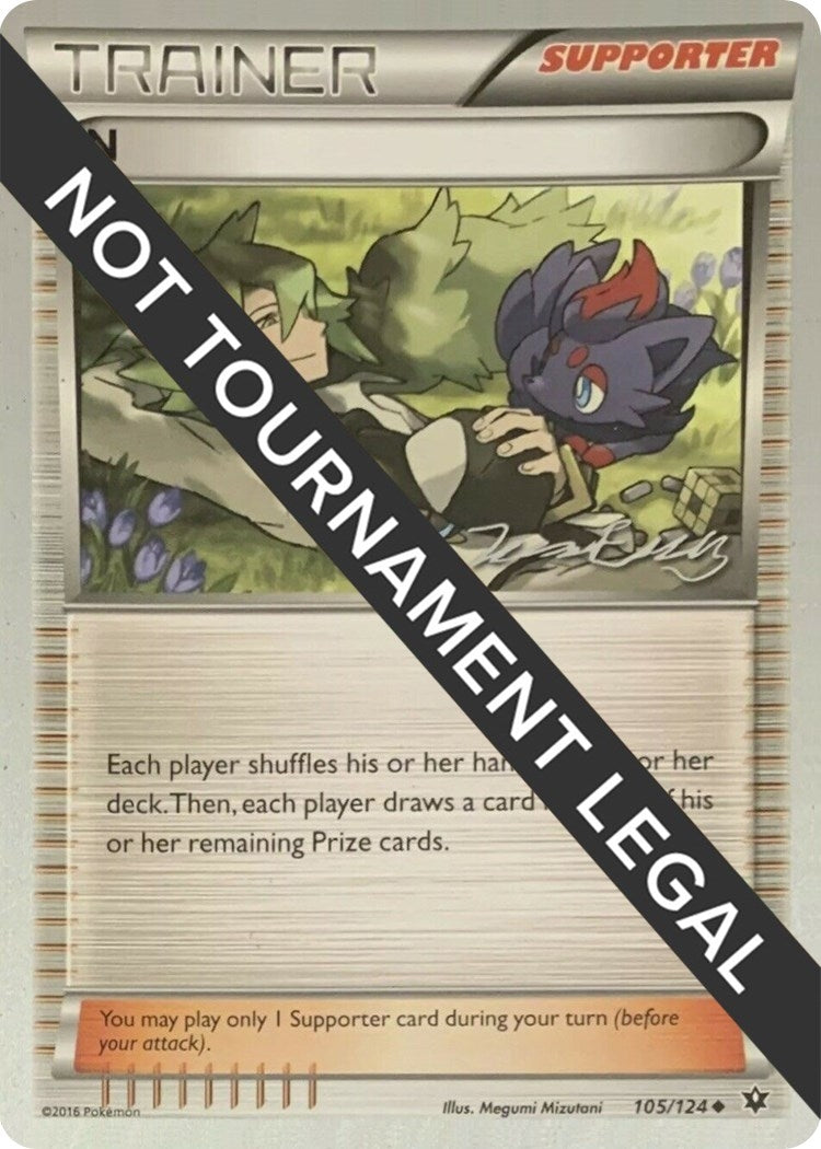 Image for N - 2016 (Jesper Eriksen) (World Championship Decks) (105/124) - Pokemon