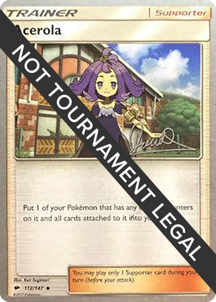 Image for Acerola - 2017 (Diego Cassiraga) (World Championship Decks) (112/147) - Pokemon