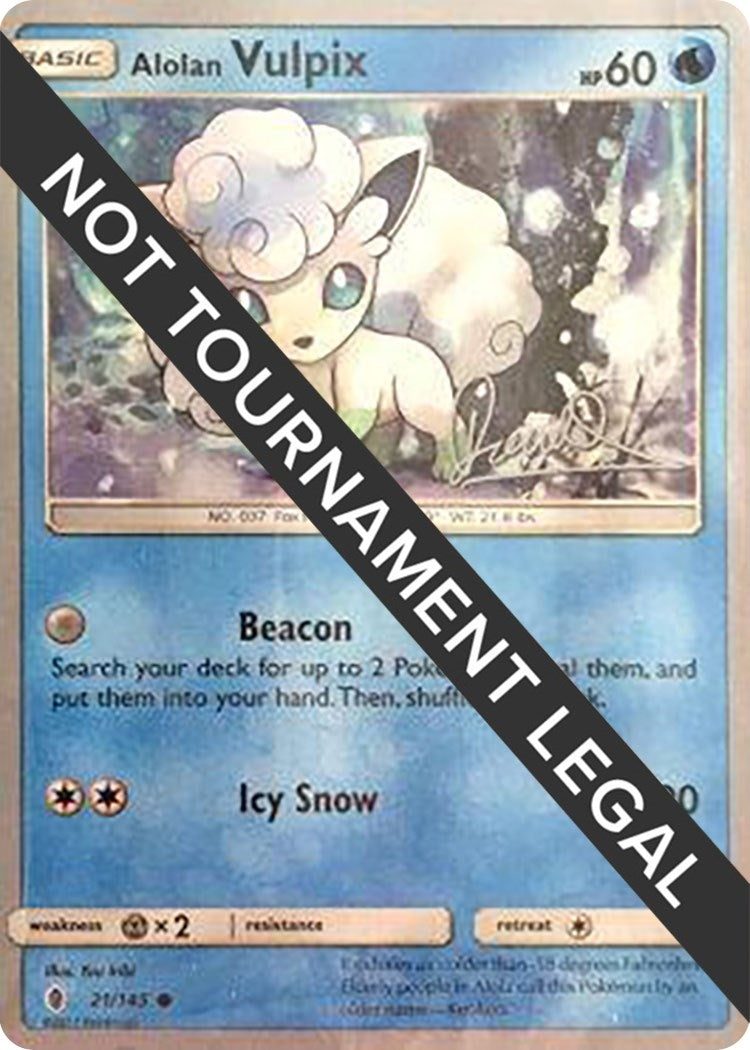 Image for Alolan Vulpix - 2017 (Diego Cassiraga) (World Championship Decks) (21/145) - Pokemon