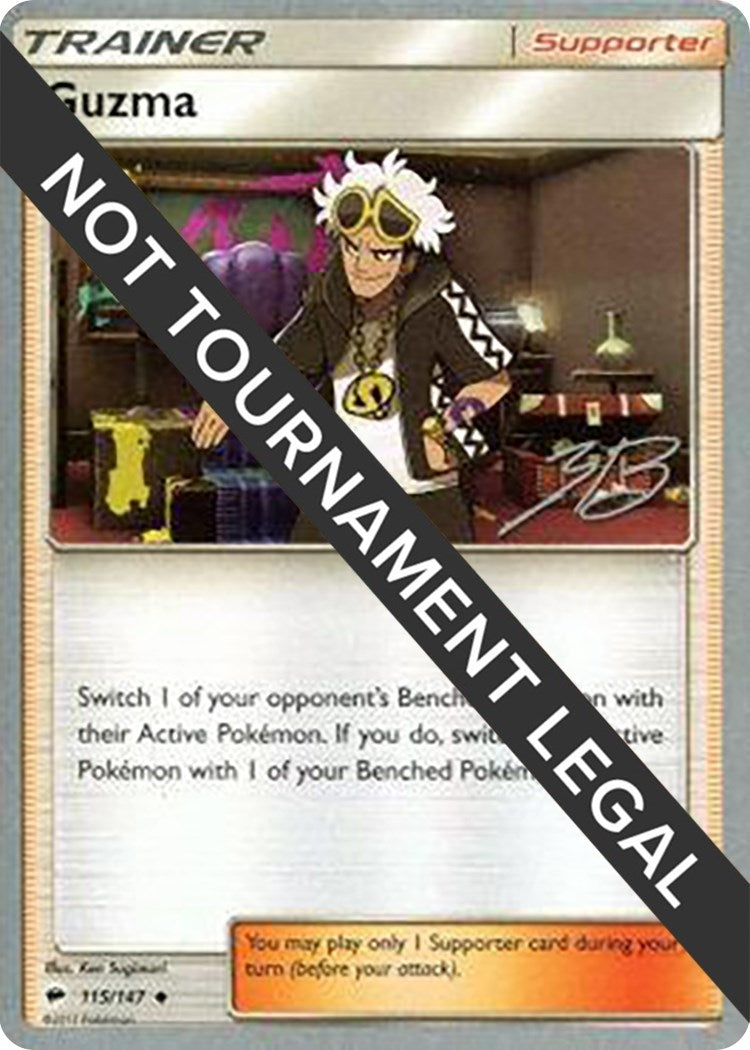 Image for Guzma - 2017 (Zachary Bokhari) (World Championship Decks) (115/147) - Pokemon