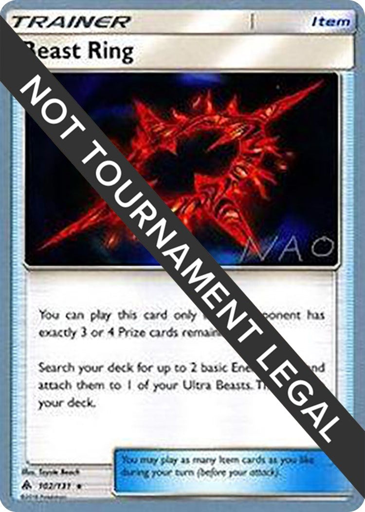 Image for Beast Ring - 2018 (Naohito Inoue) (World Championship Decks) (102/131) - Pokemon