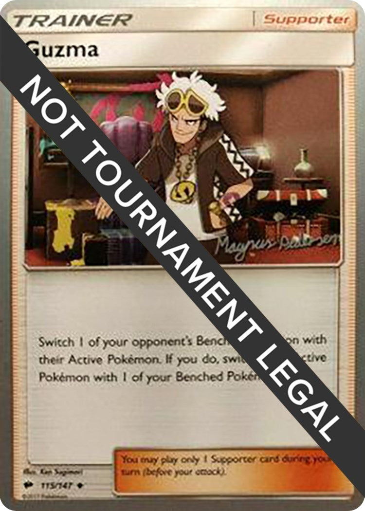 Image for Guzma - 2018 (Magnus Pedersen) (World Championship Decks) (115/147) - Pokemon