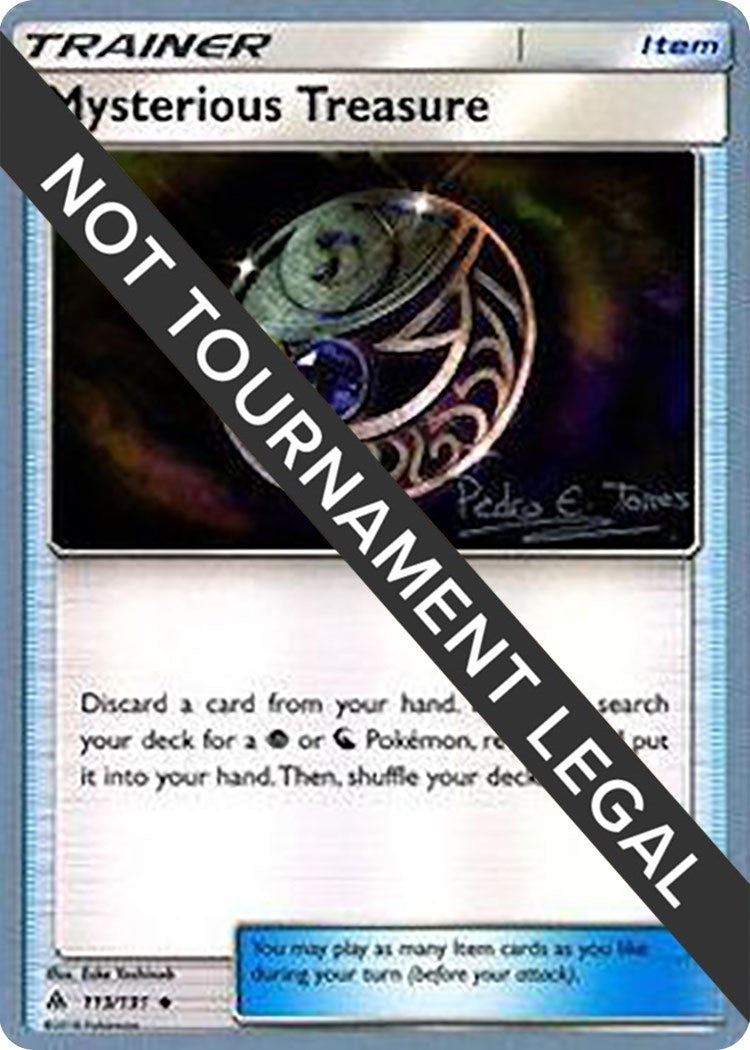 Image for Mysterious Treasure - 2018 (Pedro Eugenio Torres) (World Championship Decks) (113/131) - Pokemon