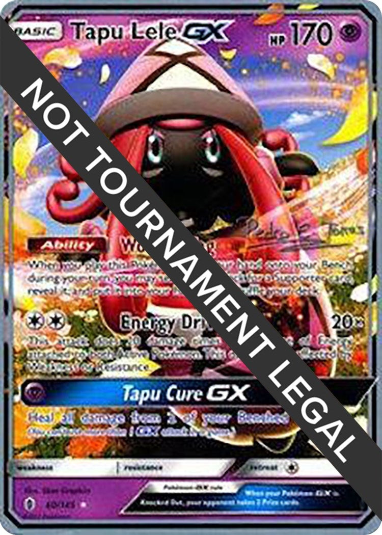 Image for Tapu Lele GX - 2018 (Pedro Eugenio Torres) (World Championship Decks) (60/145) - Pokemon