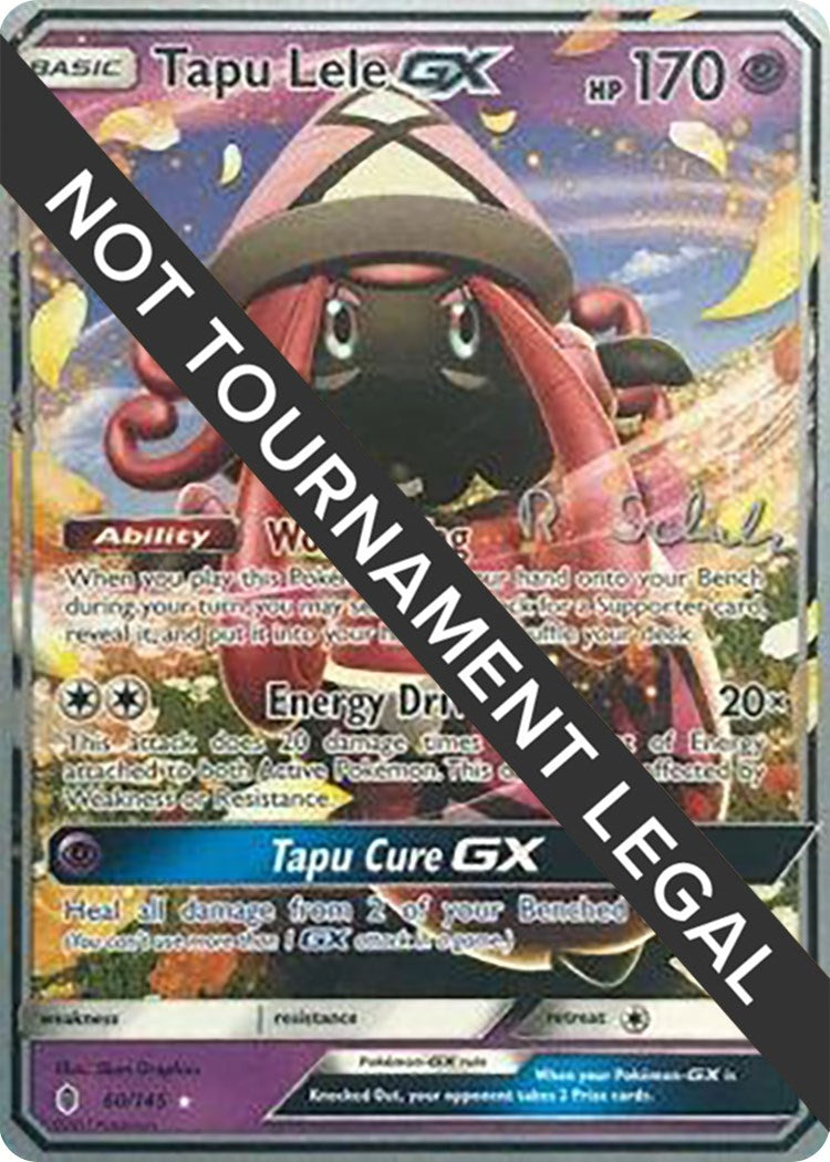 Image for Tapu Lele GX - 2018 (Robin Schulz) (World Championship Decks) (60/145) - Pokemon
