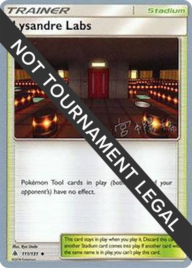 Image for Lysandre Labs - 2019 (Haruki Miyamoto) (World Championship Decks) (111/131) - Pokemon