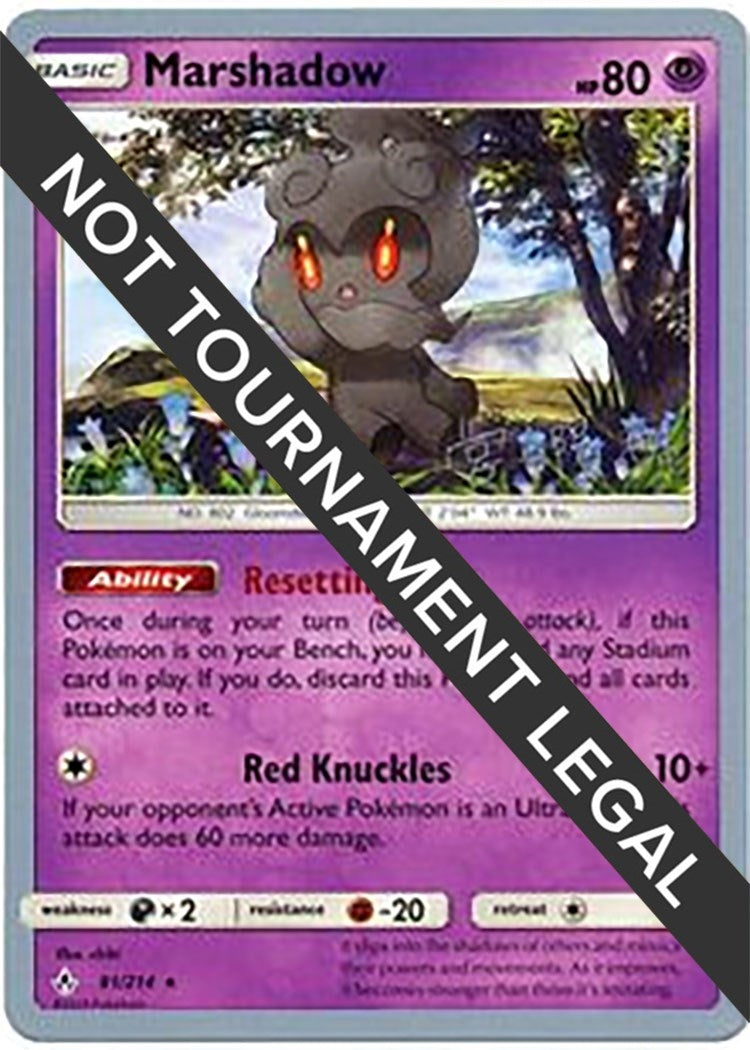 Image for Marshadow - 2019 (Haruki Miyamoto) (World Championship Decks) (81/214) - Pokemon